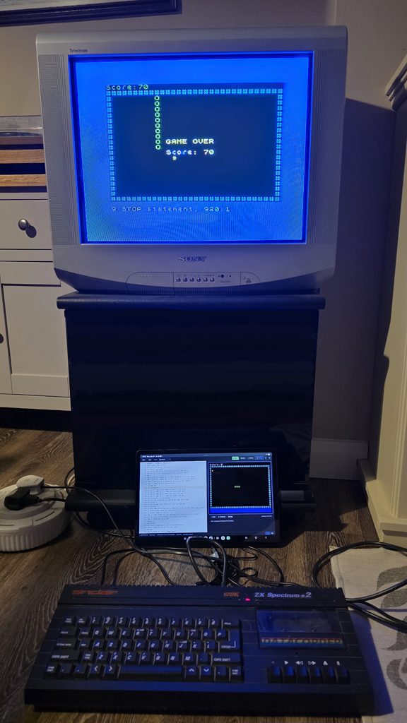 A program exported from Basically running on a real machine